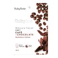 Máscara Facial de Tecido Ruby Rose Café e Chocolate 1Un