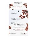 Máscara Facial de Tecido Ruby Rose Café e Chocolate 1Un
