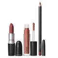 MAC Midtone Berry Nude Kit – Lápis Labial + Batom + Gloss Kit