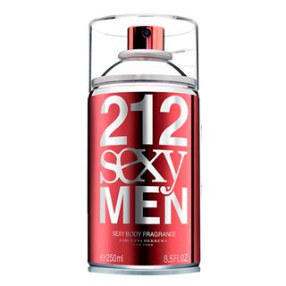 212 Sexy Men Carolina Herrera – Body Spray Masculino - 250ml Menor preço em 212 Sexy Men Carolina Herrera – Body Spray Masculino - 250ml