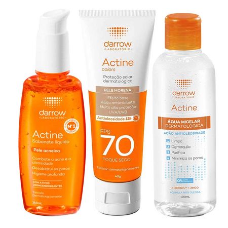 Darrow-Actine-Kit-–-Protetor-Solar-cor-Morena-+-Água-Micelar-+-Sabonete-Líquido-Kit--1