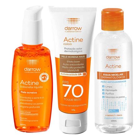 Darrow-Actine-Kit-–-Protetor-Solar-cor-Morena-Mais-+-Água-Micelar-+-Sabonete-Líquido-Kit--1