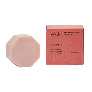 B.O.B Hidratação Máscara Capilar Sólida - 45g Menor preço em B.O.B Hidratação Máscara Capilar Sólida - 45g
