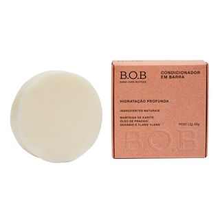 B.O.B Hidratação Profunda Condicionador Sólido - 55g Menor preço em B.O.B Hidratação Profunda Condicionador Sólido - 55g