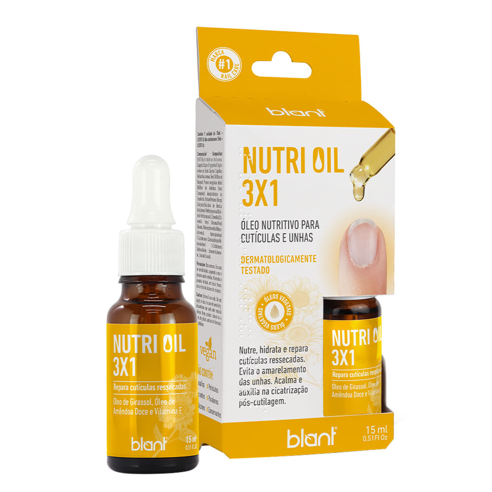 Óleo para Cutículas e Unhas Blant – Nutri 3x1
