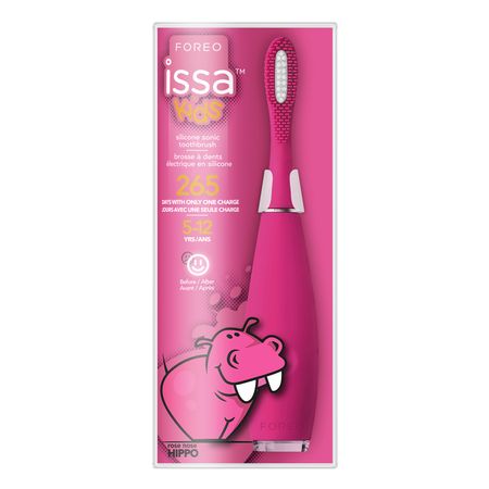 Escova-de-Dentes-Sônica-Foreo-ISSA-Kids-Rose-Nose-Hippo--3