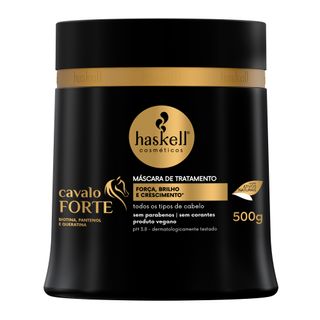 Haskell Cavalo Forte - Máscara de Tratamento - 500g Menor preço em Haskell Cavalo Forte - Máscara de Tratamento - 500g