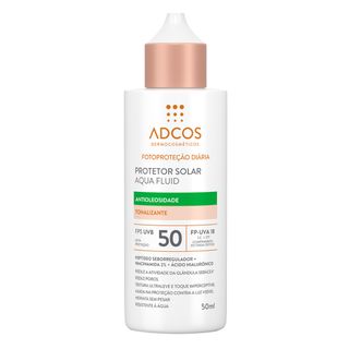 Protetor Solar Facial Adcos Aqua Fluid Antioleosidade Tonalizante FPS50 - 50ml Menor preço em Protetor Solar Facial Adcos Aqua Fluid Antioleosidade Tonalizante FPS50 - 50ml