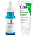 Cerave e La Roche Posay Kit – Loção de Limpeza + Sérum Anti-Idade Kit