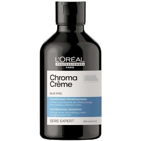 L'Oréal Professionnel Chroma Crème Blue Dyes Shampoo para Correção de Cor -...