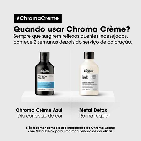 L'Oréal-Professionnel-Chroma-Crème-Blue-Dyes-Shampoo-para-Correção-de-Cor-300ml--3