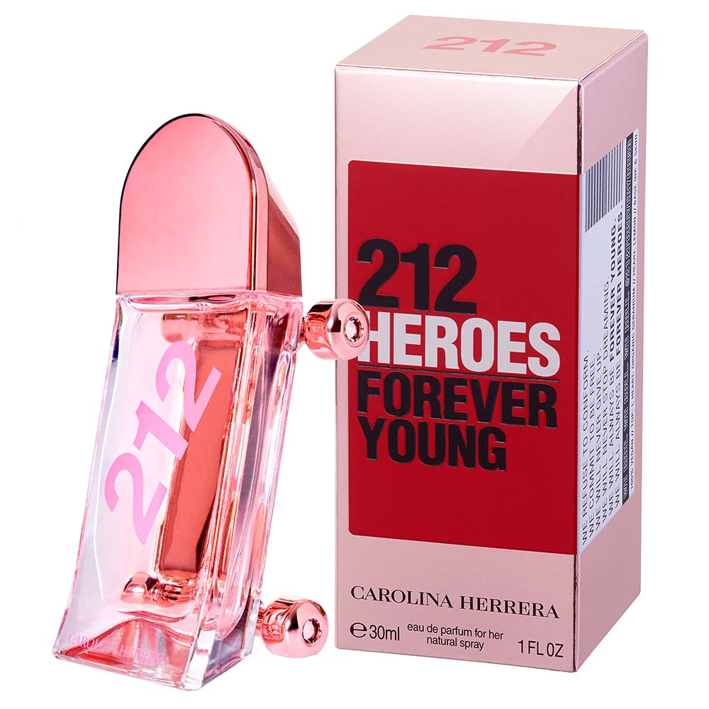 212 Heroes For Her Carolina Herrera – Perfume Feminino – Eau de Parfum