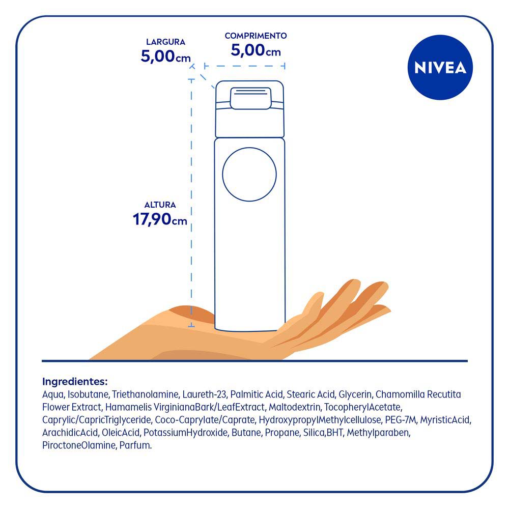 NIVEA MEN Espuma de Barbear Sensitive