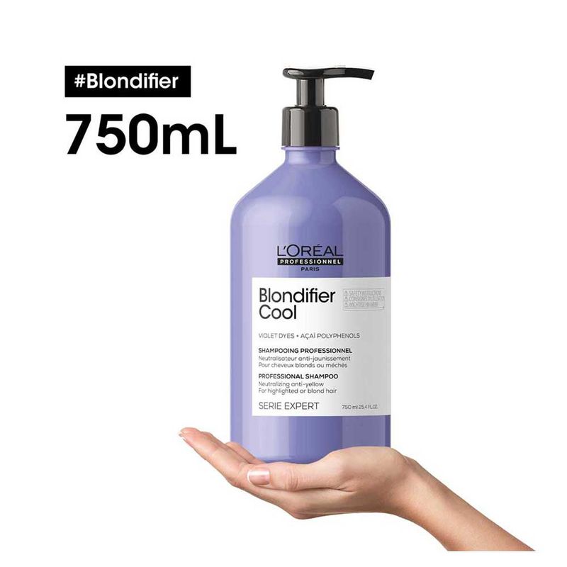 Shampoo para Loiros L’Oréal Professionnel Blondifier Cool - Época ...