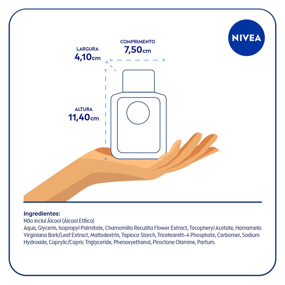 NIVEA MEN Bálsamo Pós Barba Sensitive