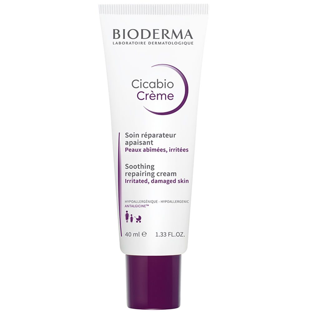 Hidratante Facial Calmante Bioderma - Cicabio Creme - 40ml