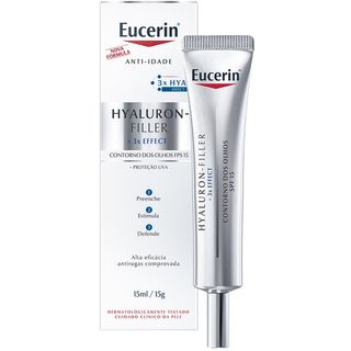Creme Facial Anti-Idade Eucerin - Hyaluron-Filler Olhos FPS 15 - 15ml Menor preço em Creme Facial Anti-Idade Eucerin - Hyaluron-Filler Olhos FPS 15 - 15ml