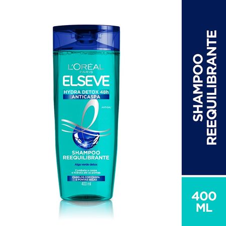 Shampoo-L'Oréal-Paris-Elseve---Hydra-Detox-Anti-Caspa-400ml--3