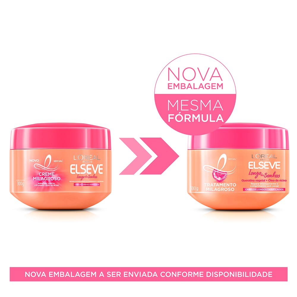Creme de Tratamento L'Oréal Paris Elseve Longo dos Sonhos