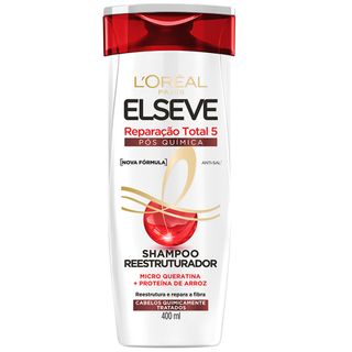 L'Oréal Paris Elseve Reparação Total 5 Quimica - Shampoo - 400ml é ruim? L'Oréal Paris Elseve Reparação Total 5 Quimica - Shampoo - 400ml é boa?