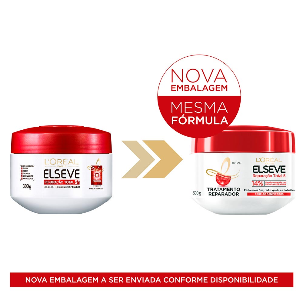 Creme de Tratamento L'Oréal Paris Elseve Reparação Total 5+