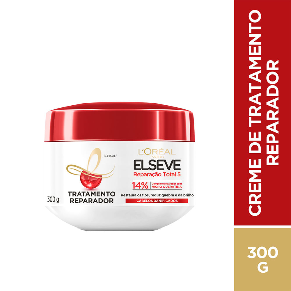 Creme de Tratamento L'Oréal Paris Elseve Reparação Total 5+