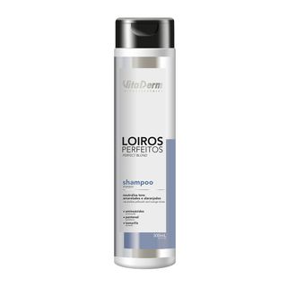 Vita Derm Loiros Perfeitos Shampoo Matizador - 300ml Menor preço em Vita Derm Loiros Perfeitos Shampoo Matizador - 300ml