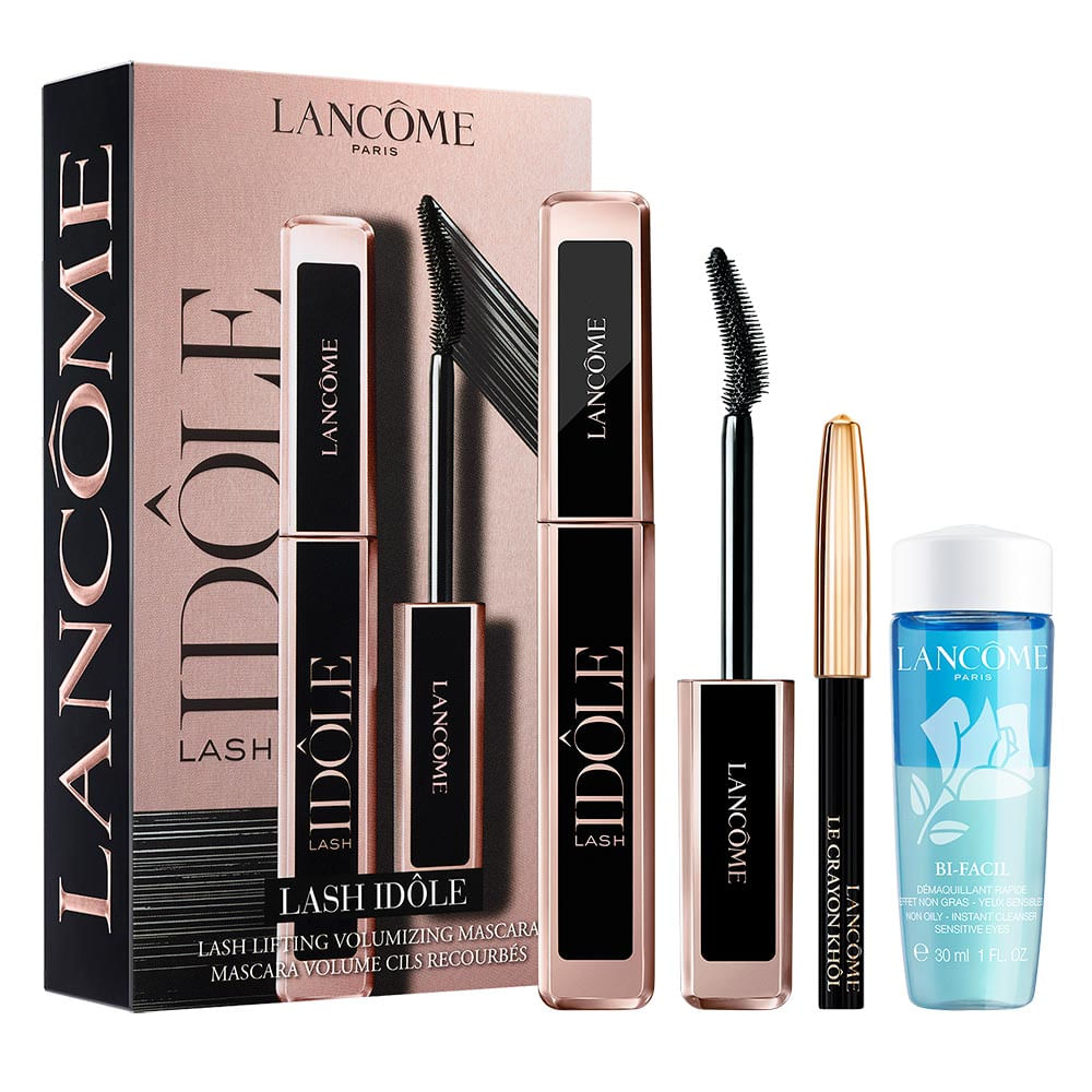 MEラボン　エクラ　2台セット Kit Lancôme Lash Idôle – Máscara de Cílios + Lápis de Olho +