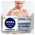 NIVEA MEN Sabonete em Barra Sensitive 3 em 1 90g