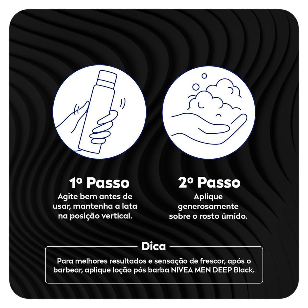 Espuma de Barbear NIVEA MEN Deep Comfort