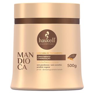 Haskell Mandioca - Máscara Hidratante - 500g Menor preço em Haskell Mandioca - Máscara Hidratante - 500g
