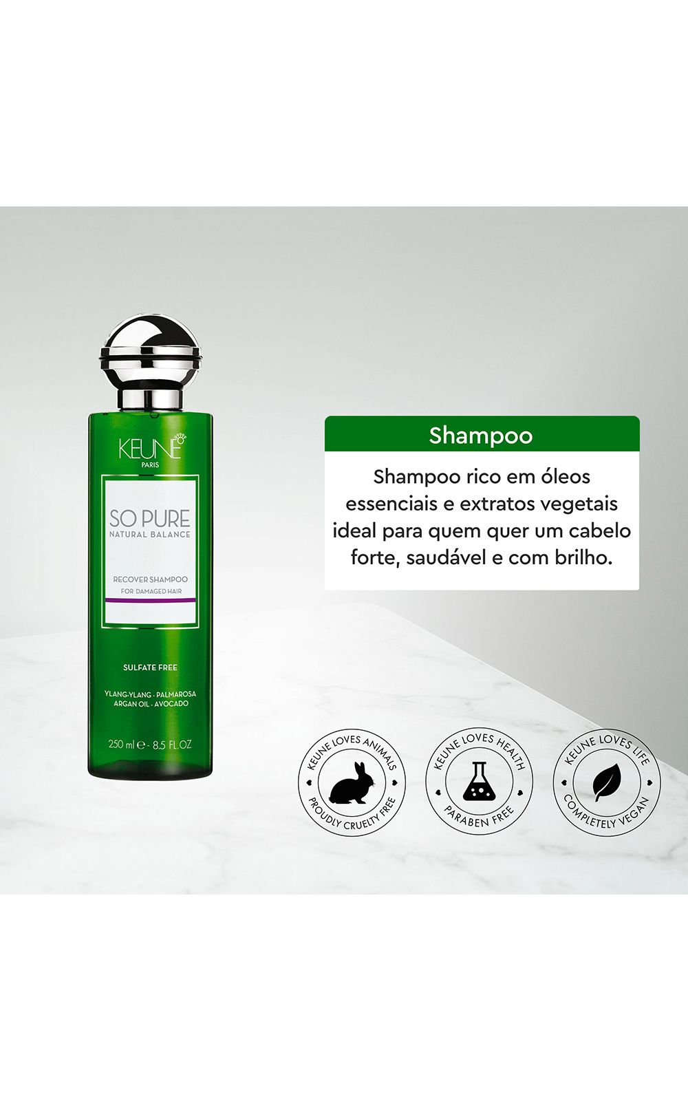 Foto 2 - Keune So Pure Recover - Shampoo - 250ml