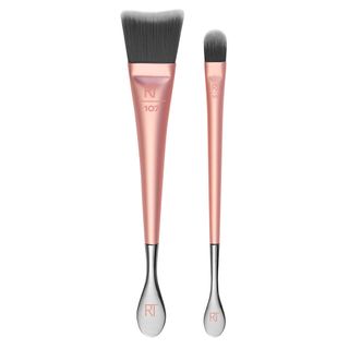 Real Techniques Kit - Pincel + Espátula Rosto E Olhos Kit