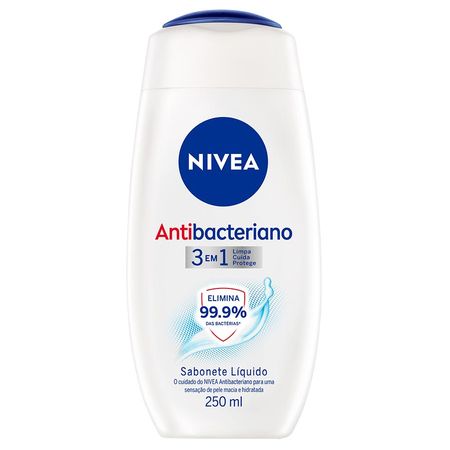 Sabonete Líquido Nivea Antibacteriano 3 em 1 - 250ml