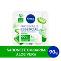 NIVEA Sabonete Em Barra Natural E Essencial Aloe E Vera 90g