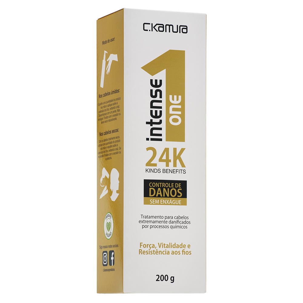 C.Kamura Intense One 24k Controle de Danos – Leave In