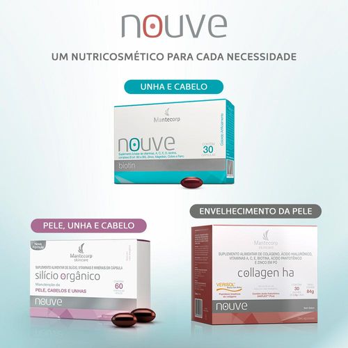 Nouve Biotin Mantecorp 30 Cápsulas