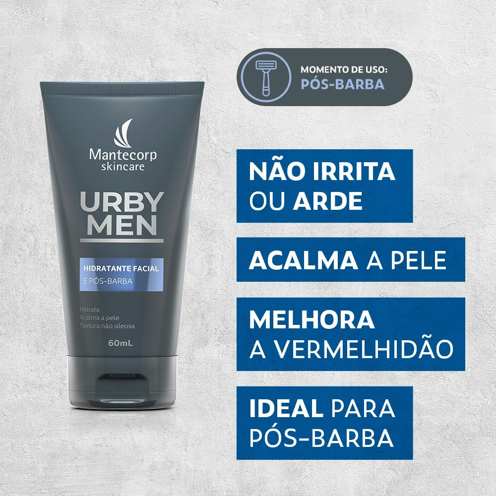 Hidratante Pós Barba Mantecorp Skincare Urby Men