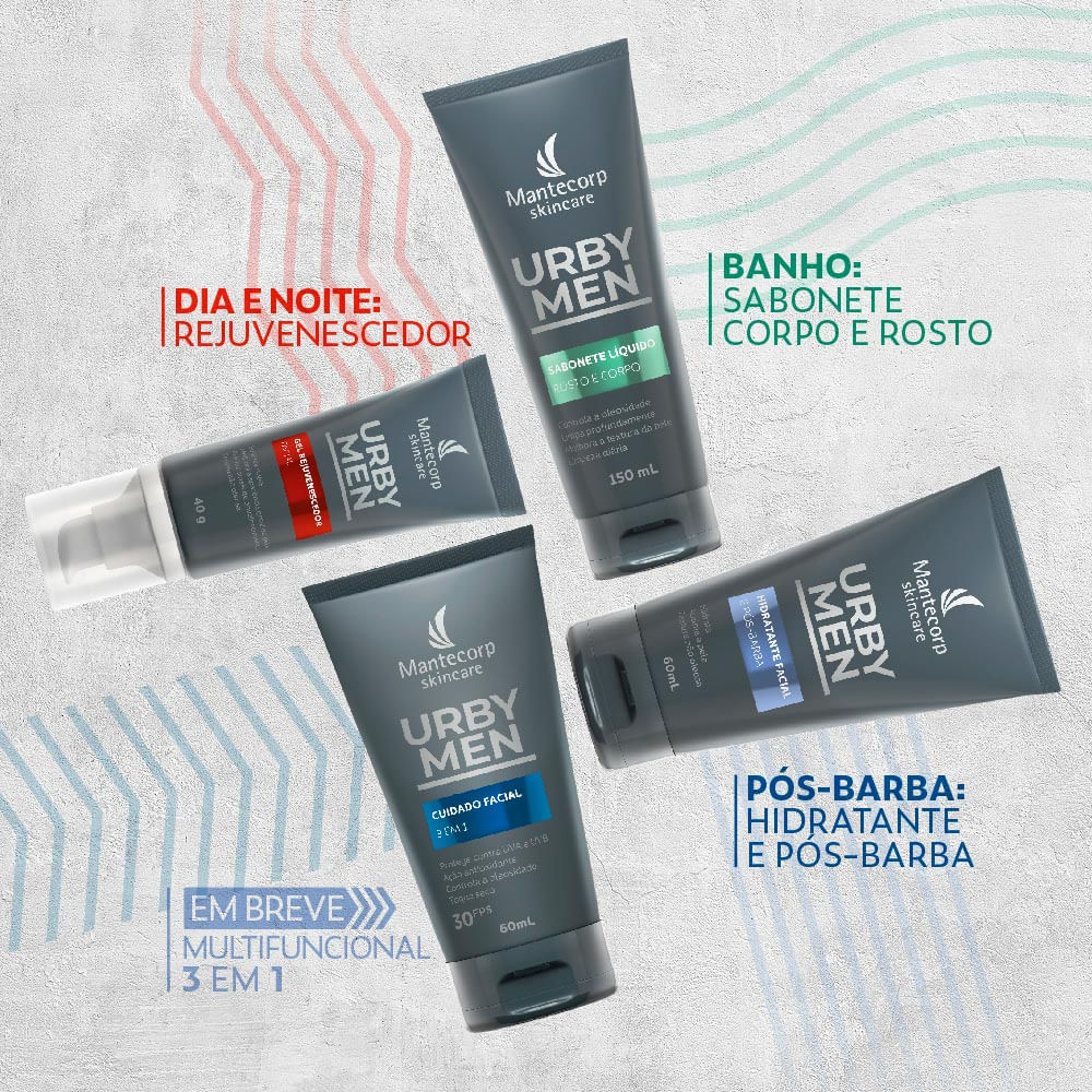 Hidratante Pós Barba Mantecorp Skincare Urby Men