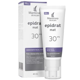 Protetor Solar Facial Mantecorp Skincare Epidrat MAT Sem Cor - 40ml Menor preço em Protetor Solar Facial Mantecorp Skincare Epidrat MAT Sem Cor - 40ml