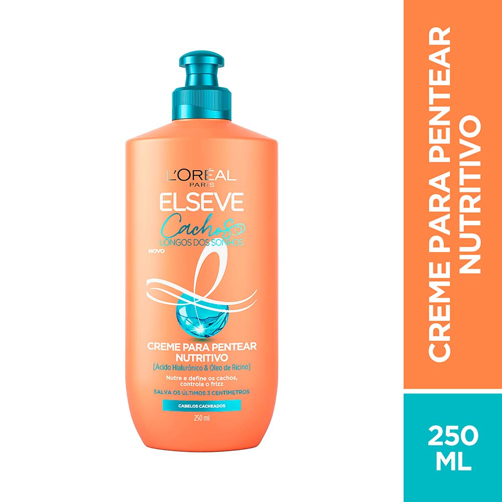 Creme para Pentear Nutritivo Elseve Cachos Longos dos Sonhos