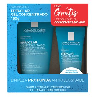 La Roche Posay Effaclar Kit – 2x Gel de Limpeza Menor preço em La Roche Posay Effaclar Kit – 2x Gel de Limpeza