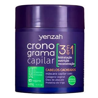 Yenzah Cronograma Capilar Cachos - Máscara Capilar para Cabelos Cacheados - 480g Menor preço em Yenzah Cronograma Capilar Cachos - Máscara Capilar para Cabelos Cacheados - 480g