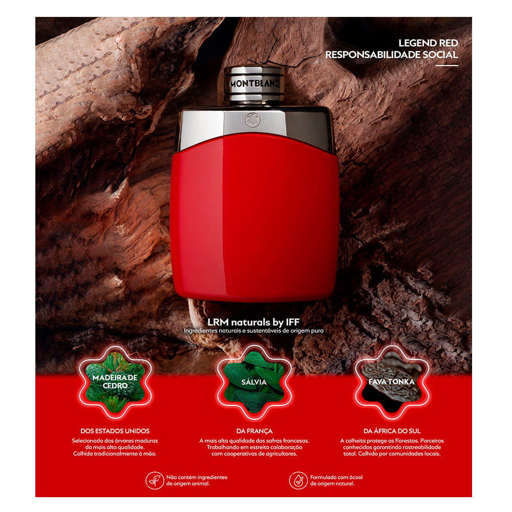 Legend Red Montblanc – Perfume Masculino – Eau de Parfum