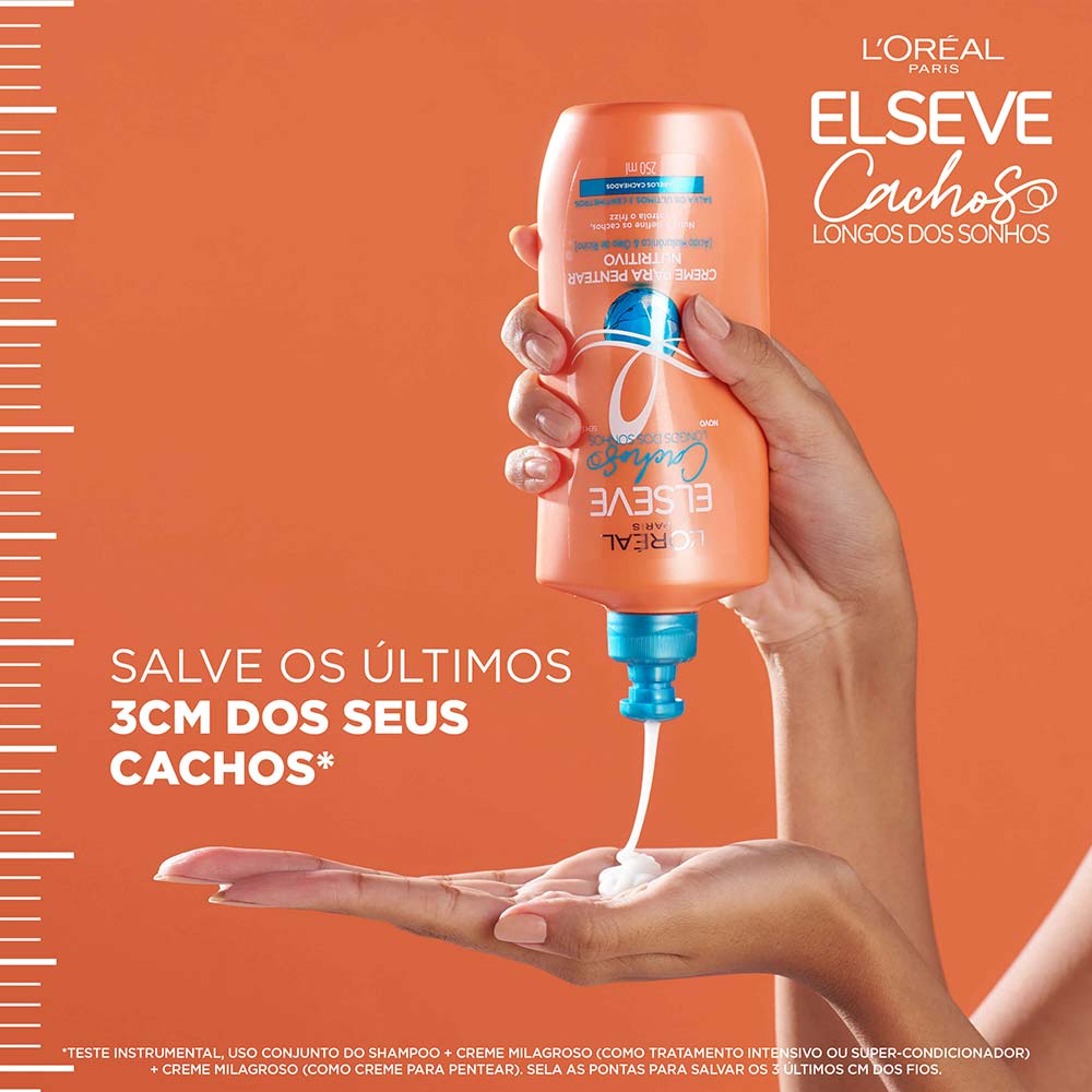 Creme para Pentear Nutritivo Elseve Cachos Longos dos Sonhos