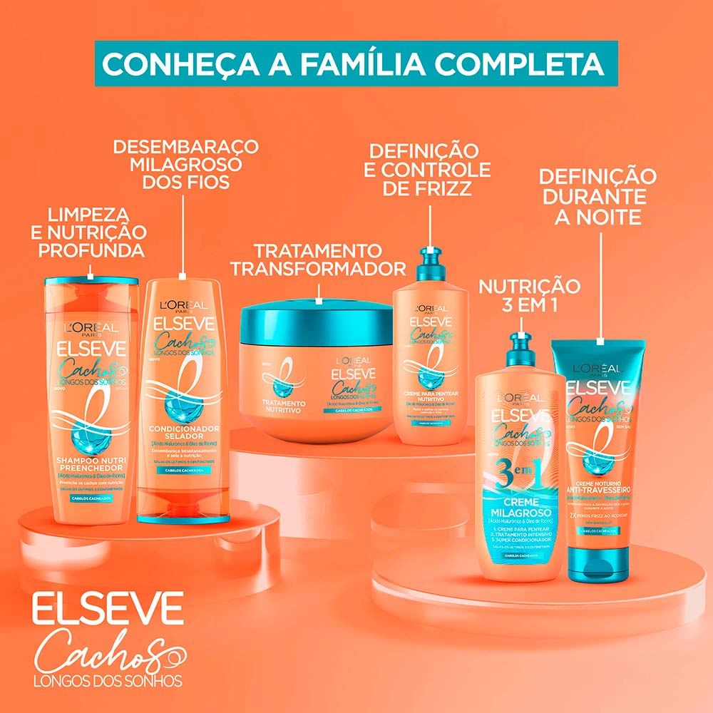 Elseve Cachos Longos dos Sonhos – Kit Shampoo + Condicionador