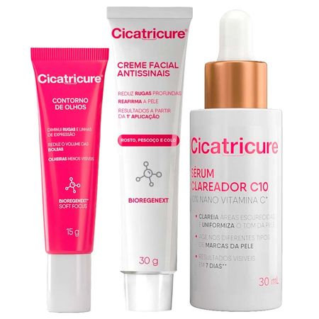 Cicatricure-Kit-–-Antissinais-Facial-+-Rejuvenescedor-para-Olhos-+-Sérum-Clareador-Kit--1