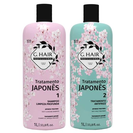 G.Hair Liso Japones Kit  Shampoo + Tratamento - nenhuma
