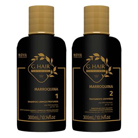 G. Hair Marroquino Kit  Shampoo + Tratamento - nenhuma