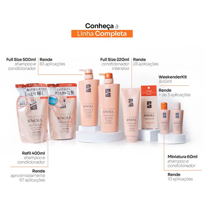Kit Stephen Knoll Intense Nutrition Travel Shampoo + Condicionador